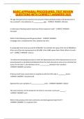 BASIC APPRAISAL PROCEDURES&comma; TEST REVIEW QUESTIONS WITH CORRECT ANSWERS 2025 