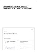 HIM 300 FINAL EXAM ALL QUIZZES QUESTIONS WITH COMPLETE SOLUTIONS&period;