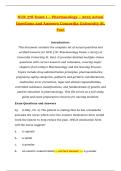 NUR 378 Exam 1 &ndash; Pharmacology &ndash; 2025 Actual Questions and Answers Concordia University St&period; Paul