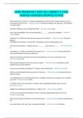 ISOM TRIMESTER 5 WITH ALL CORRECT & 100&percnt; VERIFIED ANSWERS&vert;UPDATED TO PASS