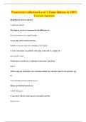 Wastewater collection Level 1 Exam Quizzes & 100&percnt; Correct Answers
