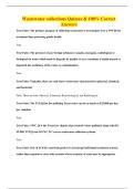 Wastewater collections Quizzes & 100&percnt; Correct Answers