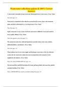 Wastewater collections quizzes & 100&percnt; Correct Answers