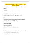 Wastewater collections &lpar;Class II&rpar; Quizzes & 100&percnt; Correct Answers