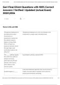 Geri Final EXAM Questions with 100&percnt; Correct Answers &vert; Verified &vert; Updated &lpar;Actual Exam&rpar; 20252026