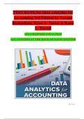 Test Bank for Data Analytics for Accounting &lpar;3rd Edition&rpar; &ndash; Vernon J&period; Richardson&comma; Ryan A&period; Teeter & Katie L&period; Terrell &ndash; Complete Verified Q&As
