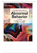 Complete Test Bank for Understanding Abnormal Behavior 12th Edition Sue All Chapters 1-17&excl; RATED A&plus; 100&percnt; CORRECT ANSWERS