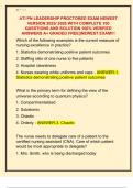 ATI PN LEADERSHIP PROCTORED EXAM NEWEST  VERSION 2025&sol; 2026 WITH COMPLETE 100  QUESTIONS AND SOLUTION 100&percnt; VERIFIED  ANSWERS A&plus; GRADED FREE&vert;&vert;NEWEST EXAM&excl;&excl;&excl; 