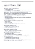 Ages and Stages - ASQ3 Questions and Answers 2025