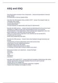 ASQ and ESQ Questions with Solutions