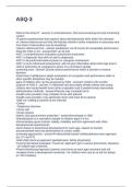 ASQ-3&period; QUESTIONS AND ANSWERS