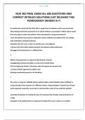 NUR 302 FINAL EXAM ALL 600 QUESTIONS AND CORRECT DETAILED SOLUTIONS JUST RELEASED THIS YEARALREADY GRADED A&plus;&excl;&excl;