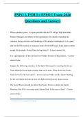 PSPO I&comma; PSM I e PSPO I Exam 2026 Questions and Answers