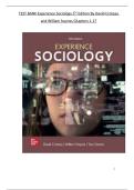 Full Test Bank &ndash; Experience Sociology 5th Edition by Croteau & Hoynes&comma; Chapters 1&ndash;17