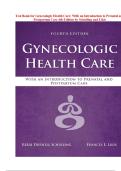 Test Bank for Gynecologic Health Care 4th Edition by Schuiling & Likis - Instant PDF Download & Solutions