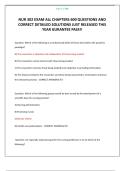 NUR 302 EXAM ALL CHAPTERS 600 QUESTIONS AND CORRECT DETAILED SOLUTIONS JUST RELEASED THIS YEAR GURANTEE PASS&excl;&excl;