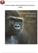 Full Test Bank – Evolutionary Analysis, 5th Edition by Jon C. Herron & Scott Freeman