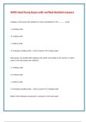 NATE Heat Pump Exam with verified detailed answers