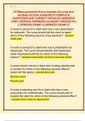 ATI Musculoskeletal Exam Includes Accurate And  Verified&vert;&vert; ACTUAL EXAM WITH COMPLETE  QUESTIONS AND CORRECT DETAILED ANSWERS  &lpar;100&percnt; VERIFIED ANSWERS&rpar; &vert;ALREADY GRADED A&plus;&vert;  &vert;&vert; VERIFIED EXAM&excl;&excl;&excl;&vert;&vert; &vert;&vert;NEWEST EXAM&excl;&excl;&excl;&vert;&vert;