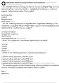 EMS 1055 - Midterm Study Guide w&sol; Quiz Questions Exam Questions and Answers 100&percnt; Pass &vert;Verified and Updated 