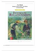 Intimate Relationships &ndash; 9th Edition by Rowland Miller &vert; Complete Test Bank &lpar;Chapters 1&ndash;14 with Expert-Approved Q&As&rpar;