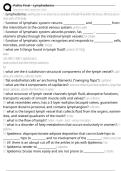 Patho Final - Lymphedema Exam Questions and Answers 100&percnt; Pass &vert;Verified and Updated 