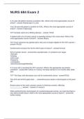 NURS 684 Exam 2&period; Questions and Answers 2025