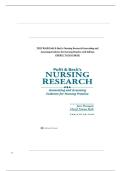 Test Bank- Polit & Beck's Nursing Research Generating and Assessing Evidence for Nursing Practice 12Th Edition ( CHERYL TATANO BECK, 2025) Latest Edition || All Chapters