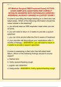 ATI Medical Surgical CMS Proctored Exam&vert;&vert; ACTUAL  EXAM COMPLETE QUESTIONS AND CORRECT  DETAILED ANSWERS WITH RATIONALES &lpar;VERIFIED  ANSWERS&rpar; &vert;ALREADY GRADED A&plus;&vert;&vert;LATEST EXAM&excl;&excl;&excl;
