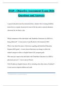 D169 - Objective Assessment Exam 2026 Questions and Answers