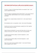USC BUAD 304 Final Exam with precise detailed answers 