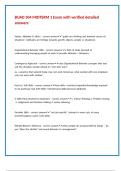 BUAD 304 MIDTERM 1 Exam with verified detailed answers