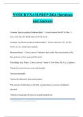 NMTCB EXAM PREP 2026 Questions and Answers