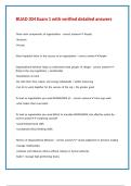BUAD 304 Exam 1 with verified detailed answers