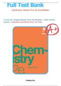 Test Bank for Chemistry&colon; Atoms First 2nd Edition by OpenStax&vert;&vert;NEWEST &lpar;2026&rpar;