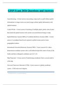 GISP Exam 2026 Questions and Answers