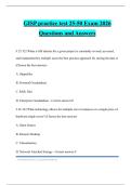 GISP practice test 25-50 Exam 2026 Questions and Answers