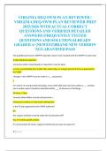 VIRGINIA DEQ SWM PLAN REVIEWER &sol;  VIRGINIA DEQ SWM PLAN REVIEWER PREP  2025&sol;2026 WITH ACTUAL CORRECT  QUESTIONS AND VERIFIED DETAILED  ANSWERS &vert;FREQUENTLY TESTED  QUESTIONS AND SOLUTION&vert;ALREADY  GRADED A&plus;&vert;NEWEST&vert;BRAND NEW VERSION  &excl;&excl;&vert;GUARANTEED PASS 
