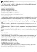 Med Surg 2 - Exam 1 Exam Questions and Answers 100&percnt; Pass &vert;Verified and Updated 