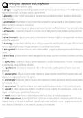 AP English Literature and Composition Exam Questions and Answers 100&percnt; Pass &vert;Verified and Updated 