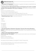 EEOB 3310 Exam &num;3 Exam Questions and Answers 100&percnt; Pass &vert;Verified and Updated 