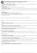 C724 &lpar;Information Systems Management&rpar; - WGU Exam Questions and Answers 100&percnt; Pass &vert;Verified and Updated 