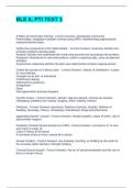 BLE IL PTI Test 1 QUESTIONS AND ANSWERS 2025-2026