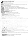 EMS FINAL EXAM STUDY GUIDE Exam Questions and Answers 100&percnt; Pass &vert;Verified and Updated 