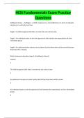 HESI Fundamentals Exam Practice Questions
