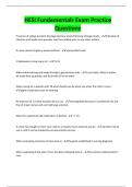 HESI Fundamentals Exam Practice Questions