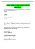 HESI Fundamentals Exam Practice Questions