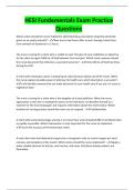 HESI Fundamentals Exam Practice Questions