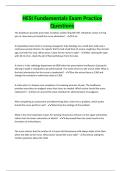 HESI Fundamentals Exam Practice Questions