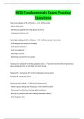 HESI Fundamentals Exam Practice Questions